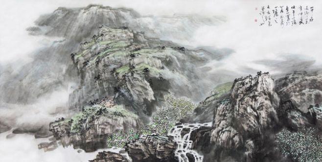 [转载]李金山山水画欣赏(三)