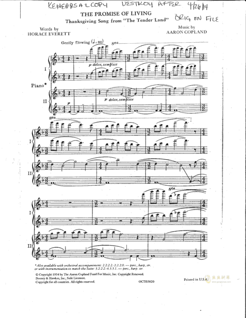 the promise of living