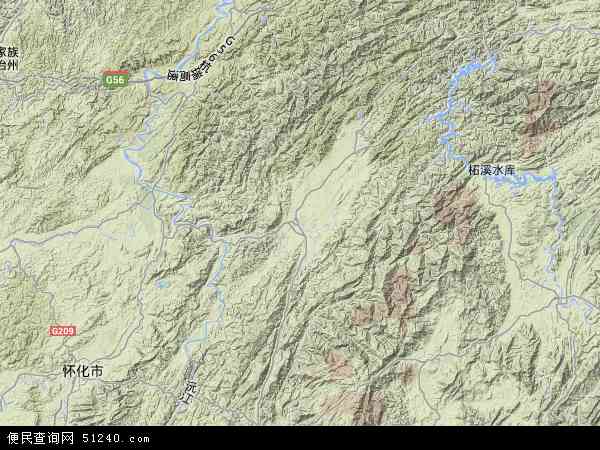 溆浦县地图 - 溆浦县卫星地图 - 溆浦县高清航拍地图