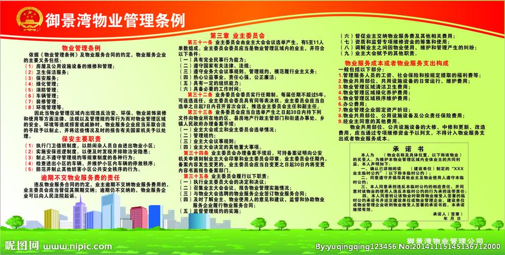 物业管理宣传栏图片
