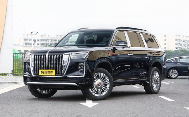 红旗ls7双色版实车曝光搭载40tv8发动机售价超过百万