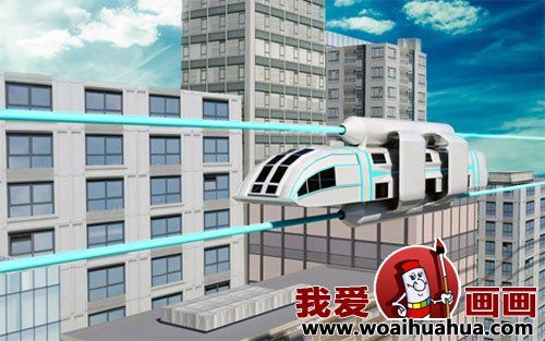 科幻想象画:未来世界的交通工具科幻画(下)(2)