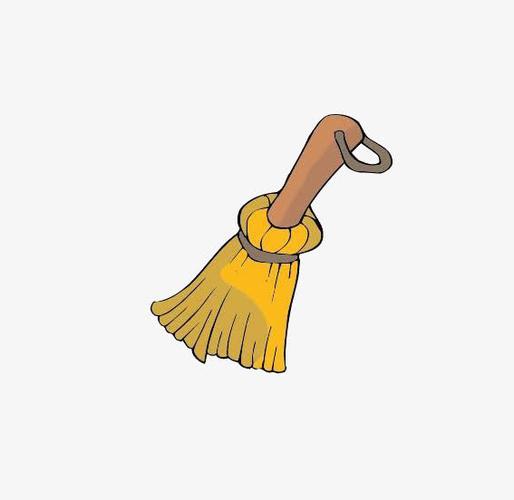关键词 : 扫帚,扫把,卡通,扫地