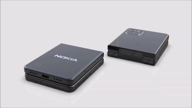 诺基亚折叠概念新机100全面屏的设计不愧是曾经的手机巨头