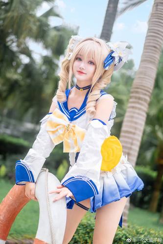 cos正片原神芭芭拉泳装cos夏日泳装小集合
