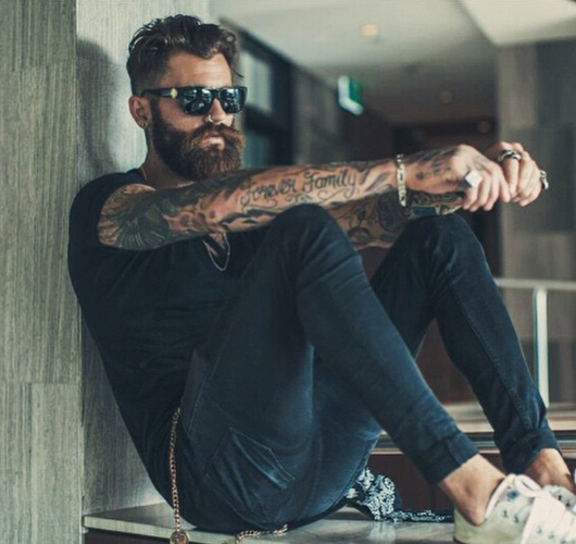 花臂纹身图案个性花臂2