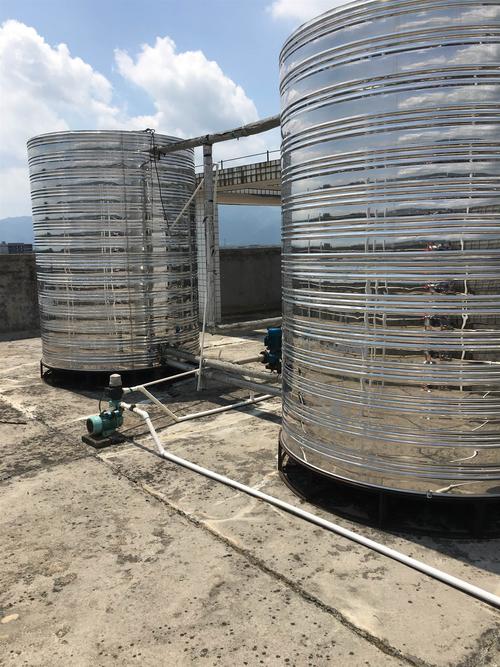 江门楼顶不锈钢圆形水箱不锈钢保温水箱304家用不锈钢水