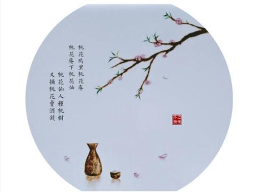 (桃花庵写桃花诗)