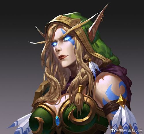 魔兽同人画作分享 风行者三姐妹奥蕾莉亚