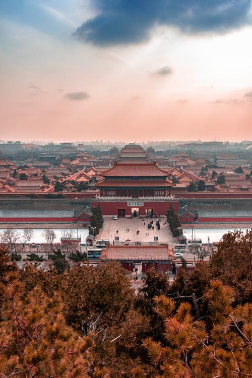 景山上俯瞰故宫