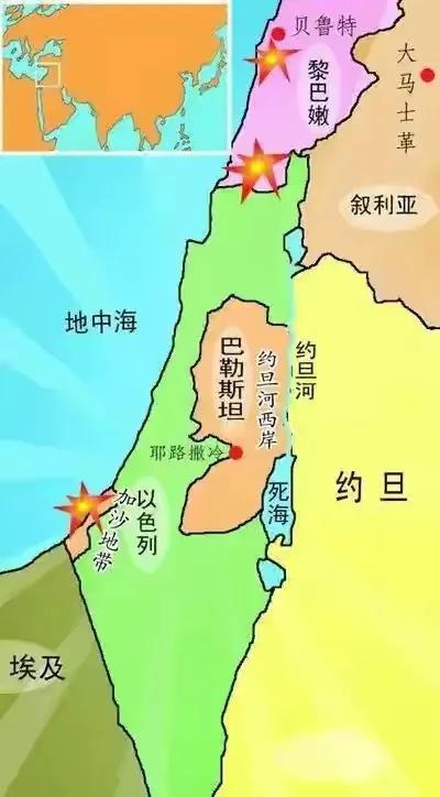 说了巴以在黎巴嫩的冲突,继续说说巴以在加沙地带的冲突.