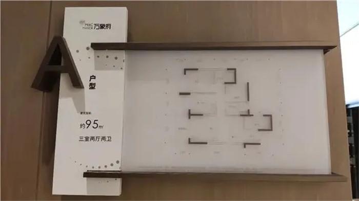 样板房户型水牌