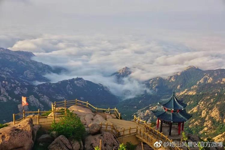 组图:晒暮春崂山壮观云海 仙境盛景奇幻之美