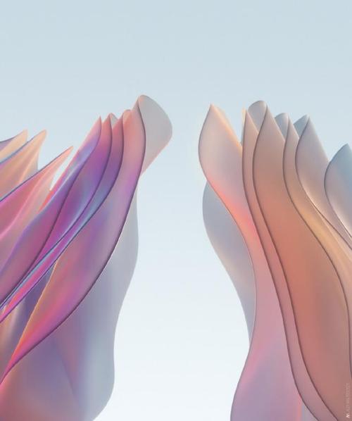 梦幻的3d渐变作品