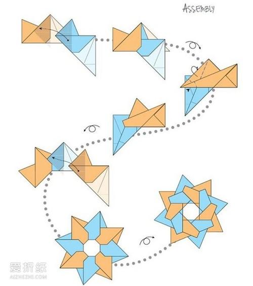 怎么样折出一个有设计感的折纸八角飞镖教程大全