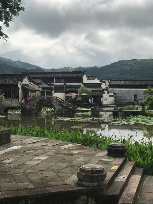 逛古徽州文化旅游区一一呈坎古镇景区八卦村