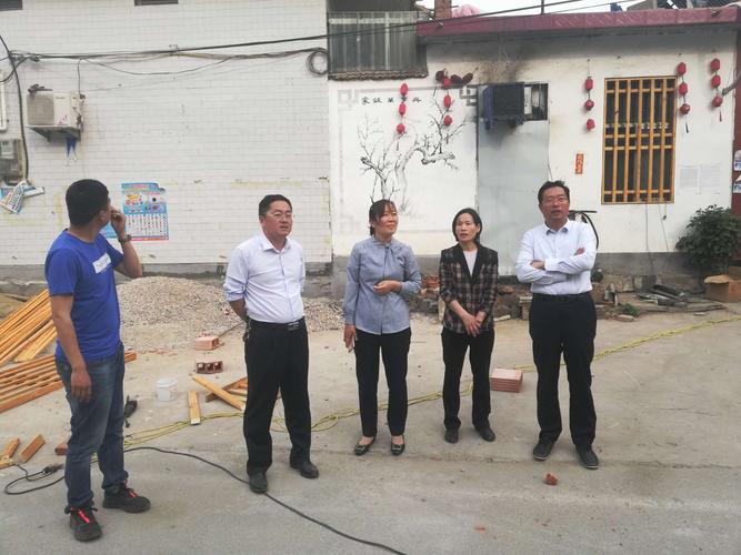 泗水县乡村振兴指挥部督导圣水峪片区建设