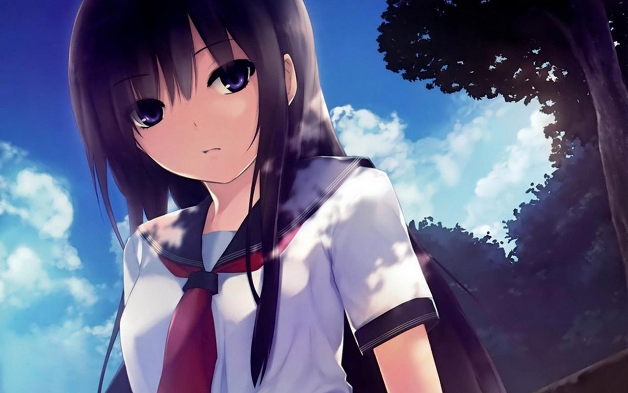 清纯萝莉动漫美女高清图片桌面壁纸