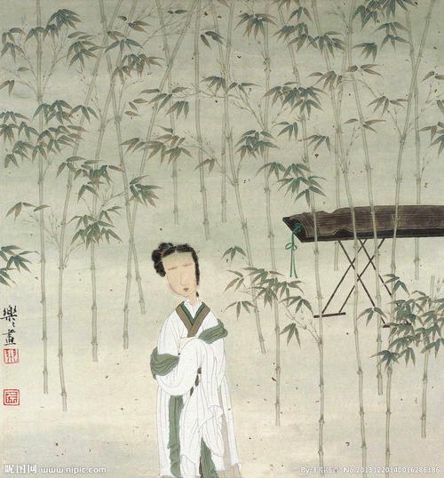 琴韵清思图片