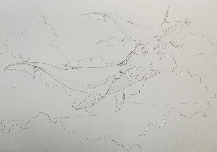 鲲|插画|创作习作|山马霖 - 原创作品 - 站酷 (zcool)