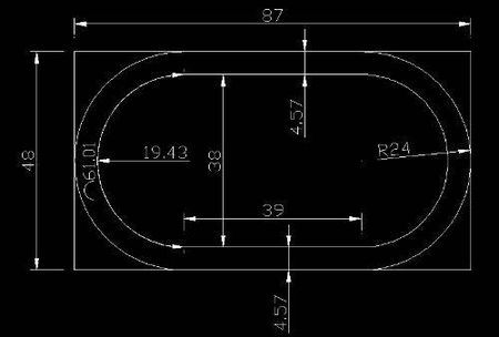 200米的跑道线怎么画?求详细
