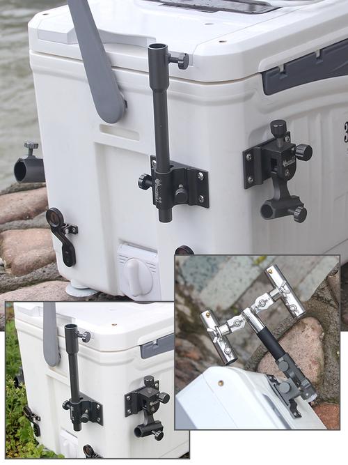 hobull 火流星钓箱配件三件套钓鱼箱支架铝镁合金轻便