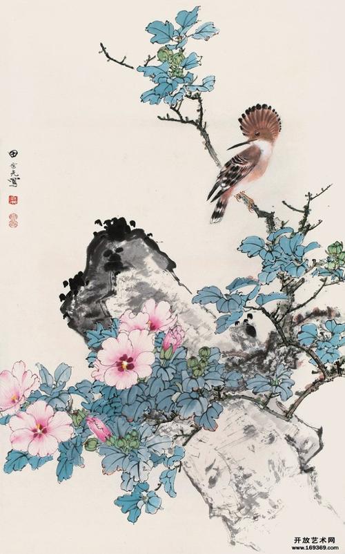 转载田世光工笔花鸟画欣赏