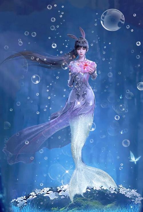 《斗罗》美女变身美人鱼,小舞鱼尾造型绝美,比比东是