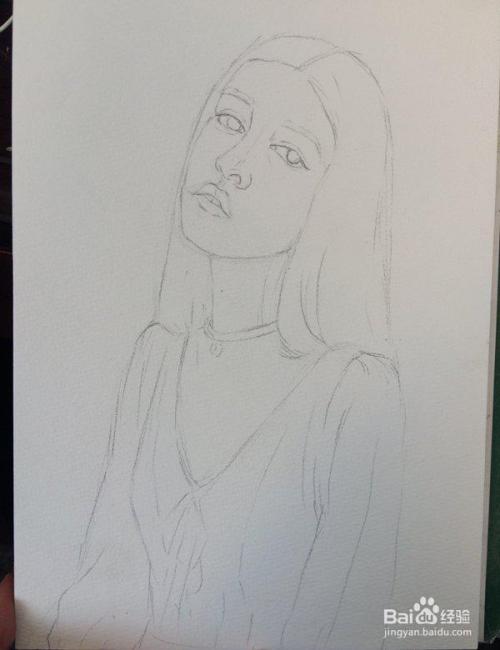 人物画之森系少女