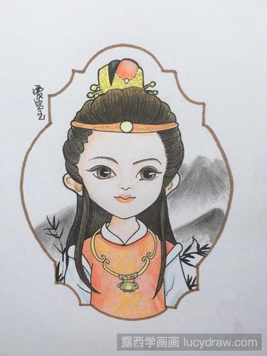 q版贾宝玉插画教程