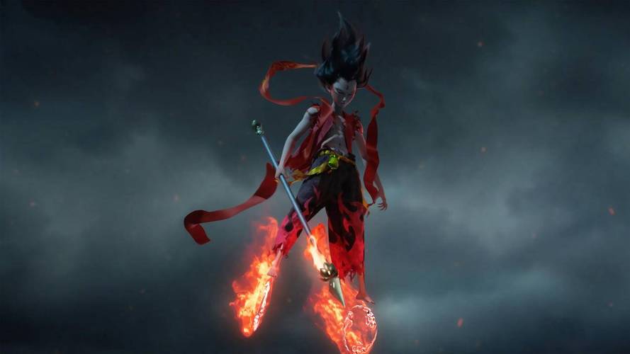 哪吒之魔童降世帅气哪吒4k影视高清壁纸