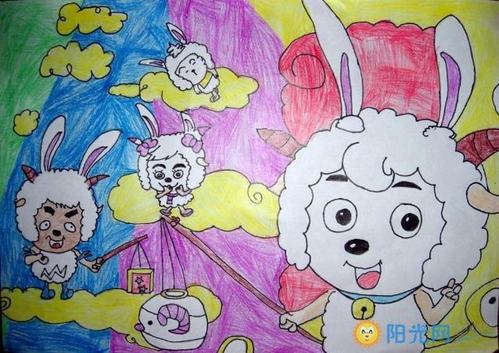 三年级儿童画庆元旦