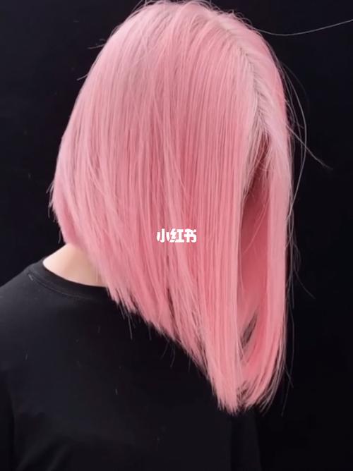 昆明夏季必备发色#初恋版樱花粉_发色_发型_夏天去哪玩_染发_樱花