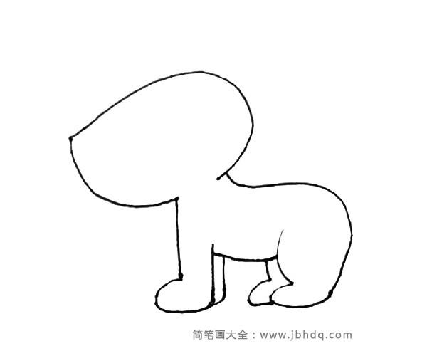 学画小黄狗_图文教程-简笔画大全
