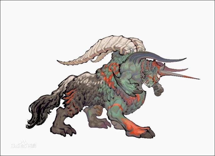 饕餮.《神异经·西南荒经》:"西南方有人焉,身多毛,头上戴豕.