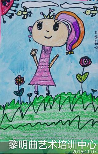 周六上午儿童画班作品《最亲爱的人》(2015年11月7日)