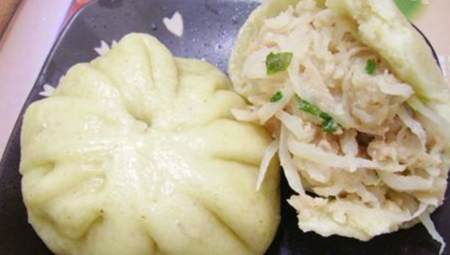 白萝卜素馅包子