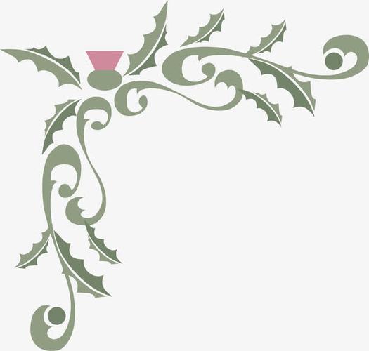 花边角花底纹素材免抠素材免费下载_觅元素51yuansu.