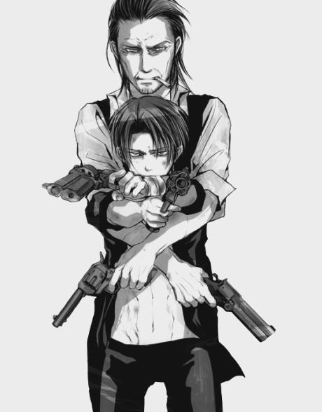 进击的巨人#漫画58卷 利威尔和他的"师父" ——&