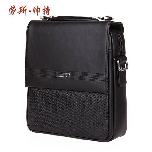 劳斯帅特男包新款单肩包牛皮包男士商务牛皮包包s857