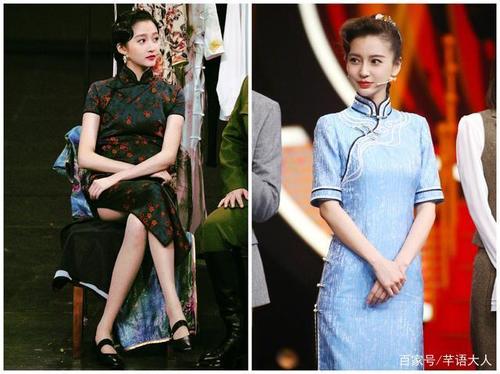 关晓彤与angelababy同台旗袍对决!172大长腿太抢镜,心疼杨颖