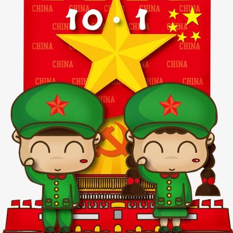 国庆节大阅兵中的军人形象生动简笔画分享卡通小军人国庆节军人敬礼