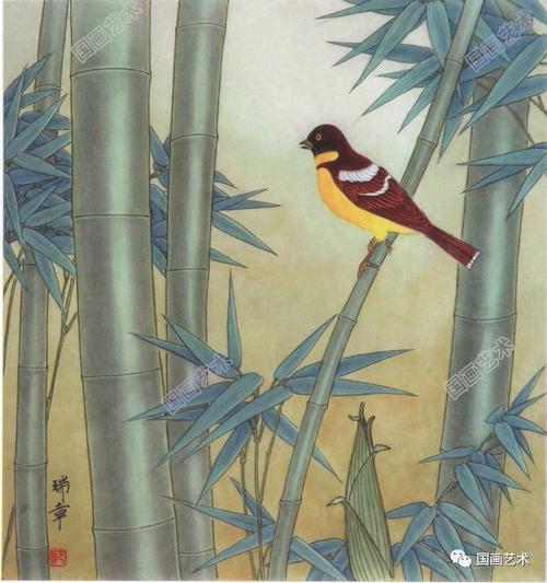 工笔画竹步骤示范