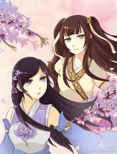 天涯明月刀同人手绘 慕情和曲无忆同人手绘