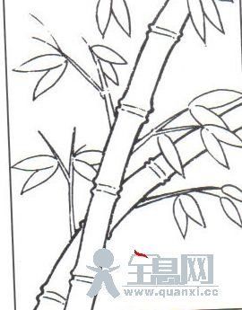 竹子简笔画简单画法