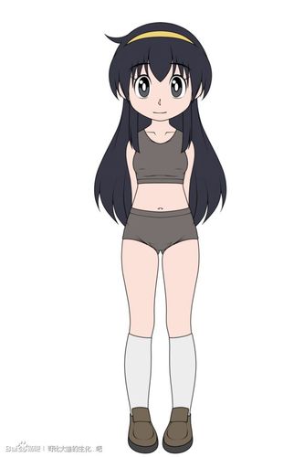 容易画的二次元女孩图片