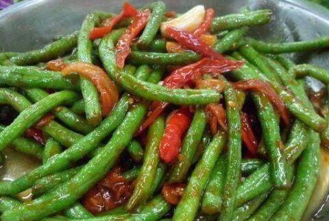 辣椒炒豆角