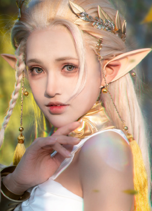 王者荣耀:史上最强艾琳cos,精灵翅膀太真实,玩家直呼经费在燃烧