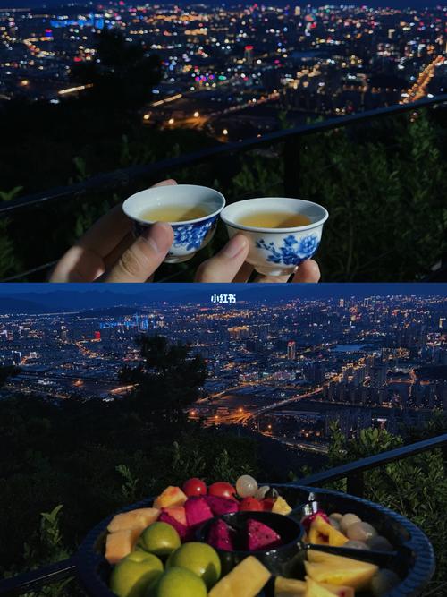 福州鼓岭最美夜景凤林泡茶馆