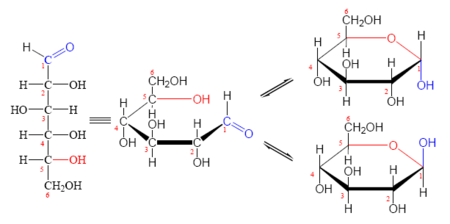 谁能告诉我葡萄糖的结构式,是环状的那个